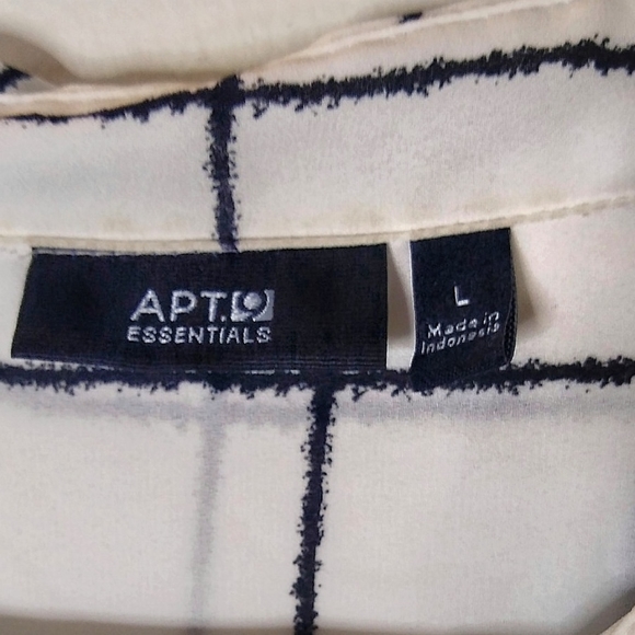APT. 9 ESSENTIALS Large Womens Blouse Button-down - Picture 3 of 4